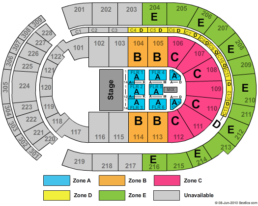 Nationwide Arena Maxwell Zone Seating Chart